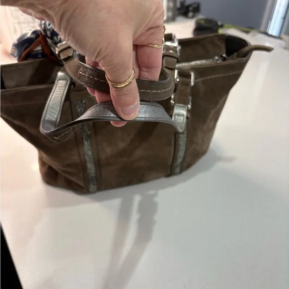 Coach Vintage suede shoulder Bag